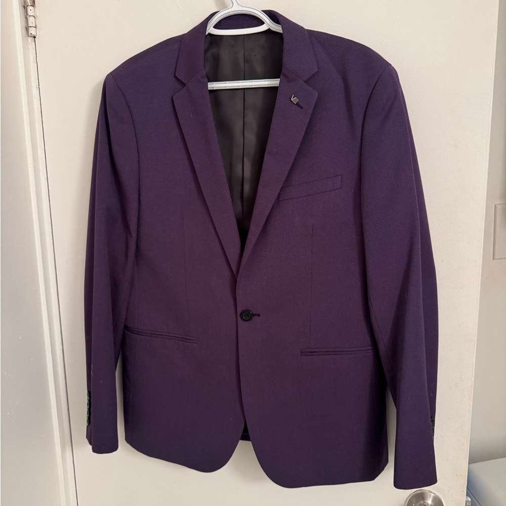 Vincent d’Amérique Purple Blazer with Modern Cut